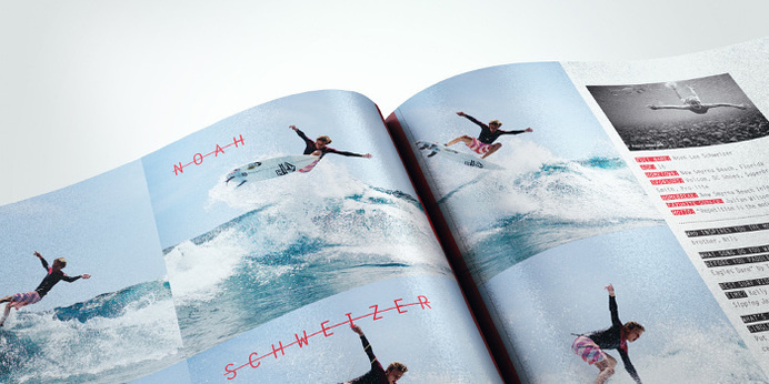 Surfing Magazine Editorial 2012 - Joy Stain #surf #surfing #print #spread #layout #editorial #magazine #typography