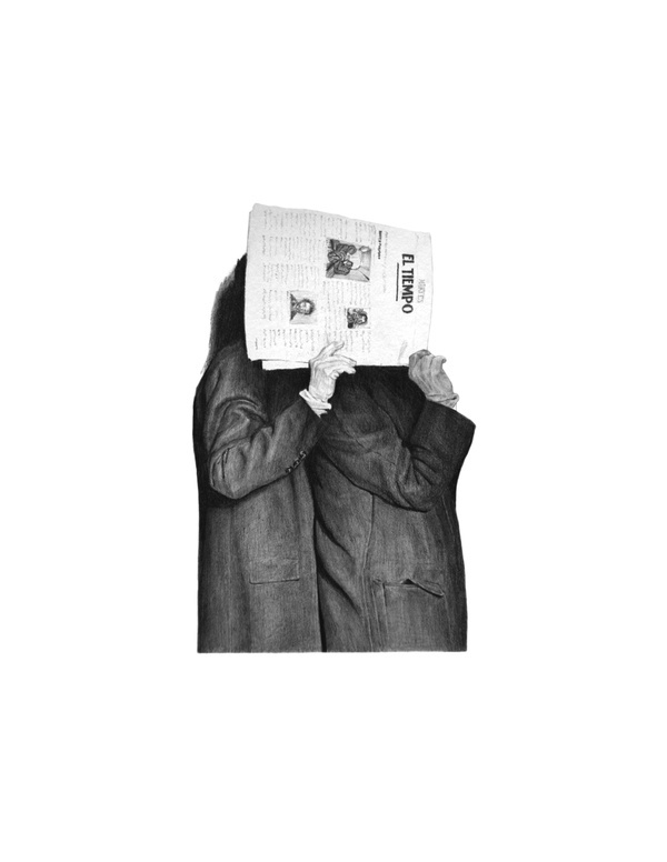 Ladron roba ladron/To Rob a Thief on Behance #mateo #newspaper #people #hide #illustration #pizarro