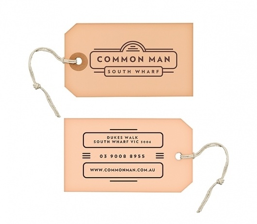 Common Man - Restaurant on the Behance Network #tag #label #branding