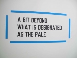 lawrence weiner « The FADER #text #installation #conceptual #weiner #art #lawrence #typography
