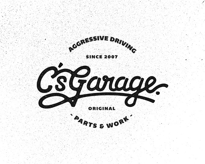 C's Garage by Jason Domancie #lettering #typography
