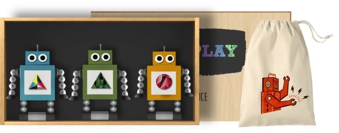 roller-bots play set #toys #once #wood #kids #robots