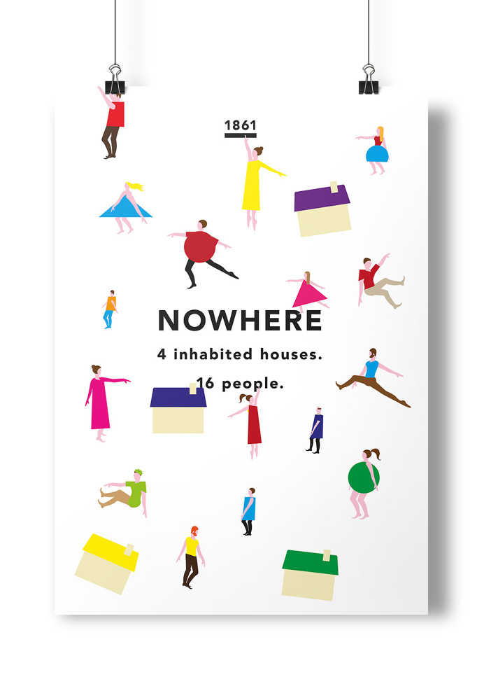 #nowhere #people #illustration #colour #town