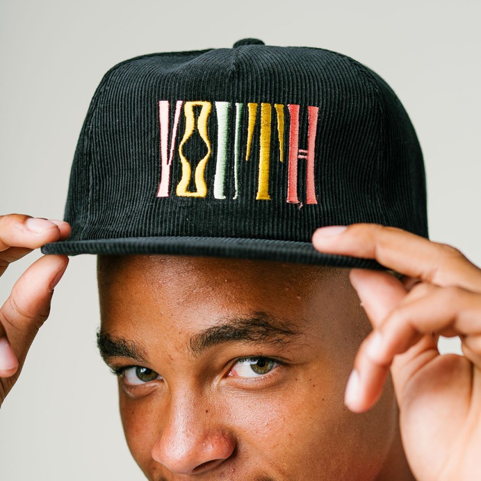 'YOUTH' Snapback Corduroy hat
