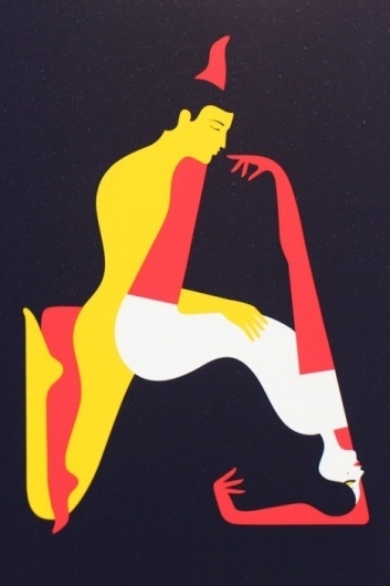 Summer Colours #ground #negative #print #space #figure #art