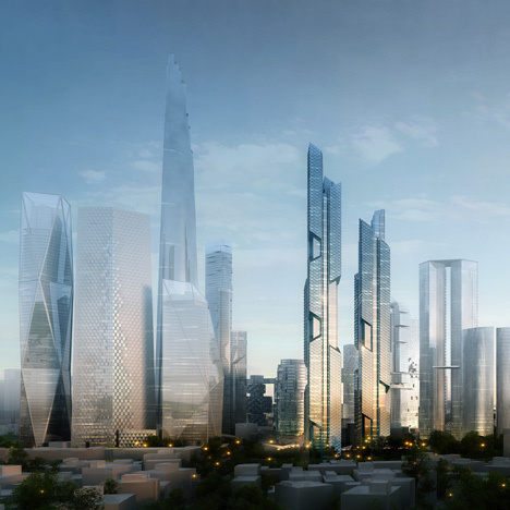 Dancing Dragons by Adrian Smith and Gordon Gill Architecture #skyscraper #architecture
