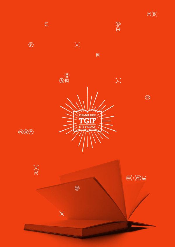 TGIF ! EXHIBITION VISUAL IDENTITY on the Behance Network #print #logo #brand