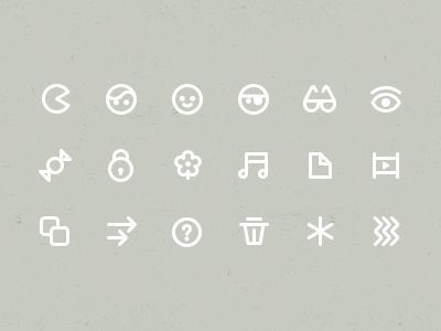 More Icons #pictogram #iconography #icon #sign #glyph #iconic #picto #symbol #emblem