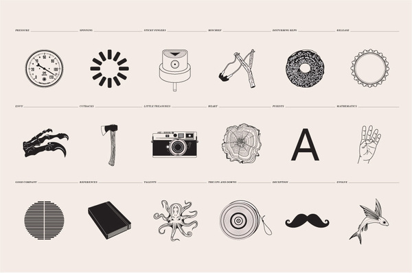 Grid | Ashwin Patel | A Studio Life #icons #illustrations #studio #life