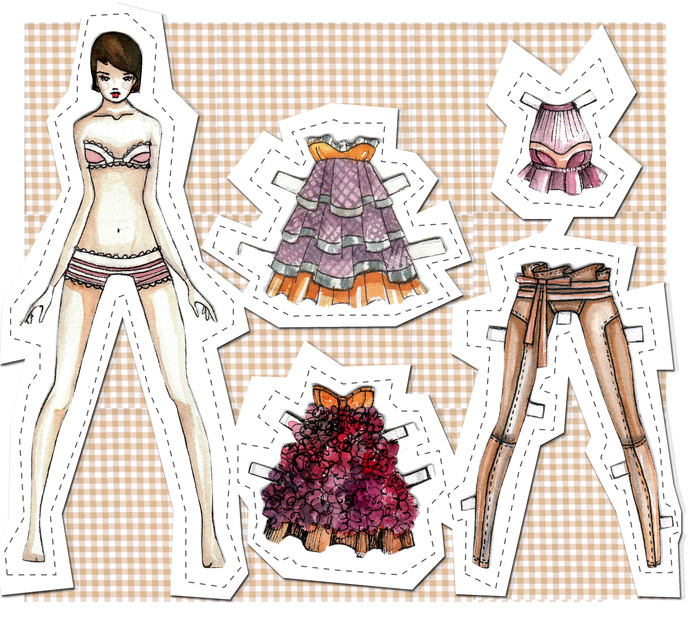 paper doll - Google Search #paper #doll
