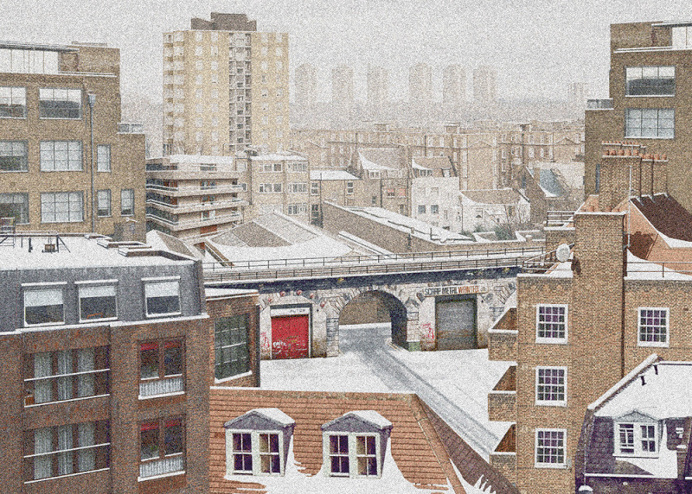 Snowscapes: Animated Gif Photographs by Nick Sellek