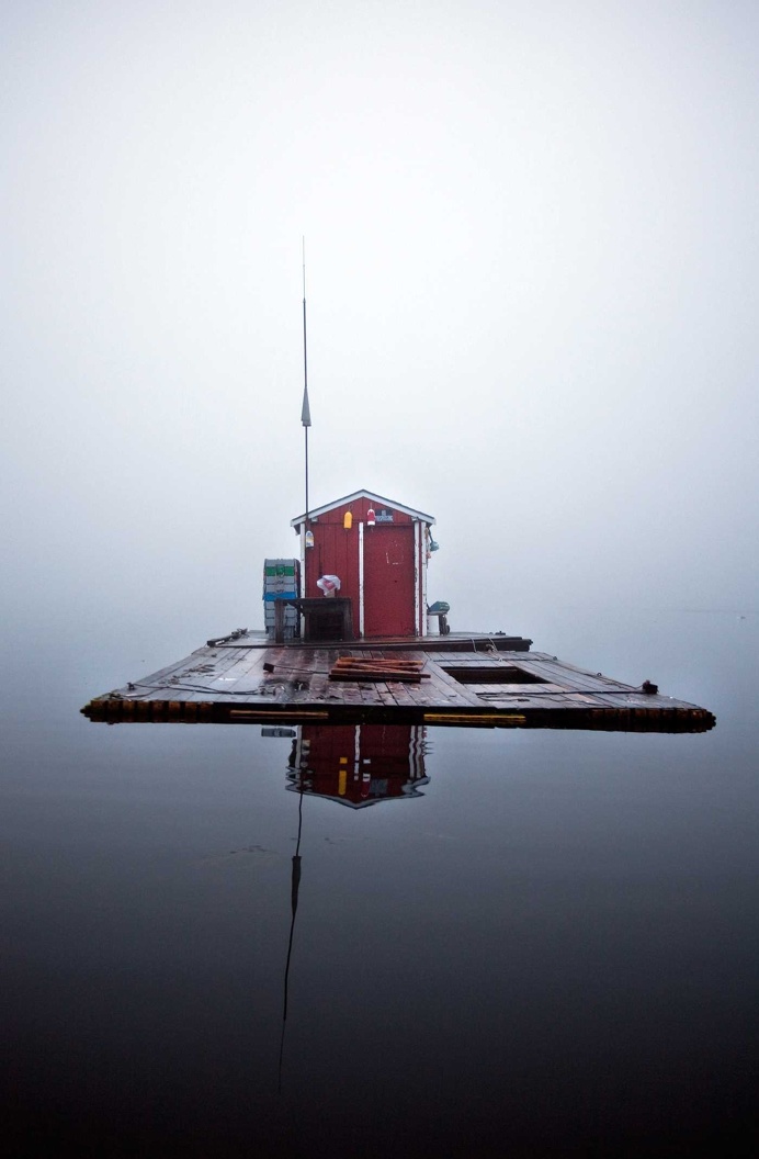 Lobster Cars: The Ice Fishing Houses by Chris Becker