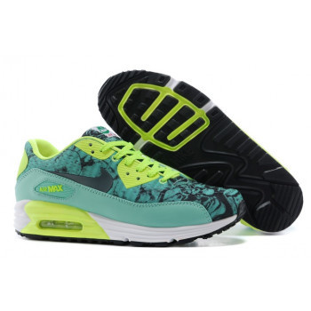 Nike 90 Air Max Womens 2015 Easter Fluorescent Green