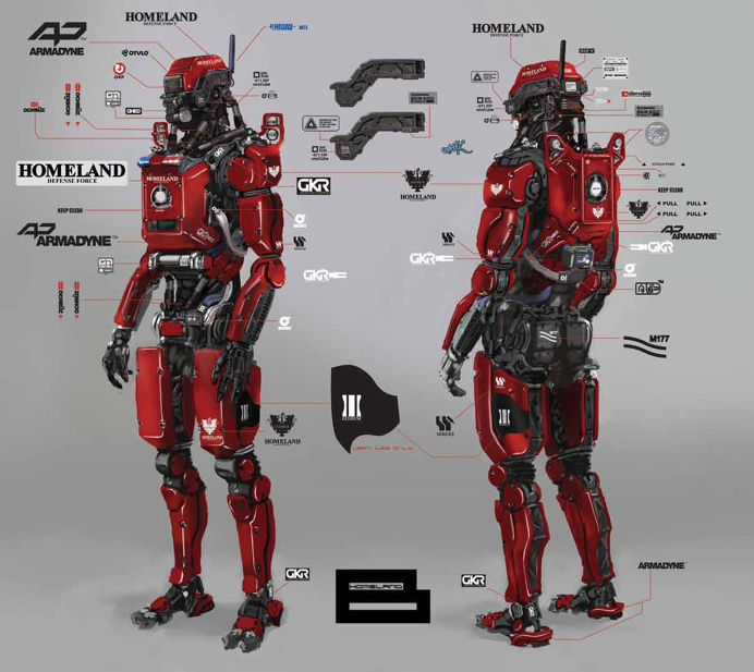 sci-fi art of 'Elysium'