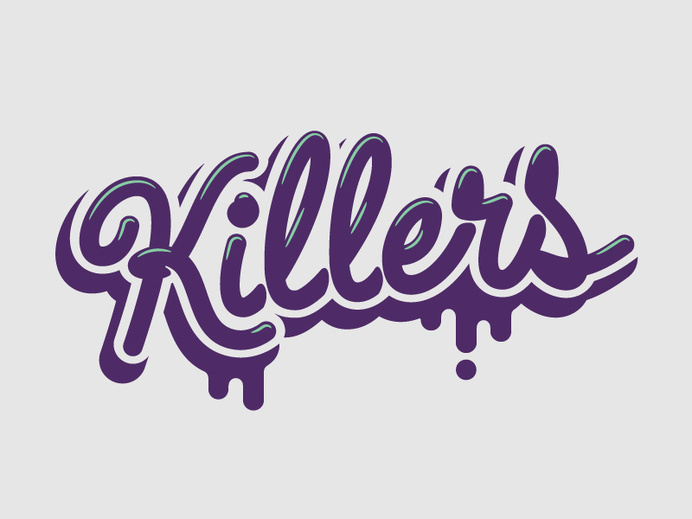 Killers Script – E3 #lettering #hand #typography