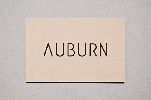 Auburn - Workshop Graphic Design & Print - Leeds, West Yorkshire #fashion #card #business #typography