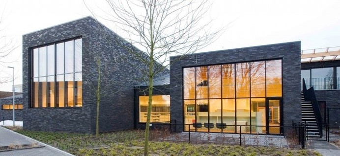 Library Zoersel (B) Environment #inspiration #cultural #house #modern #architecture
