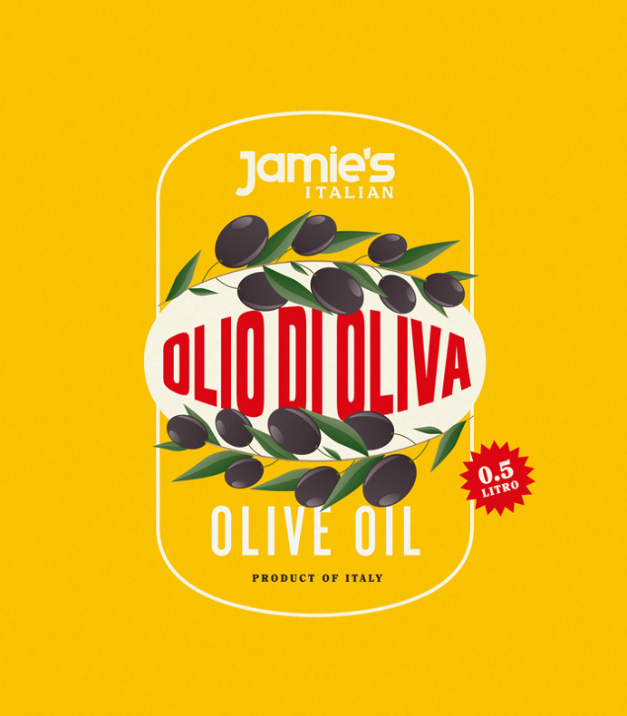pasta, olive, oil, bars, line, red, yellow, teal, old, vintage, design, package