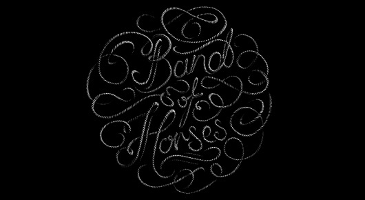 Sean Freeman // Band of Horses #sean #freeman #typography