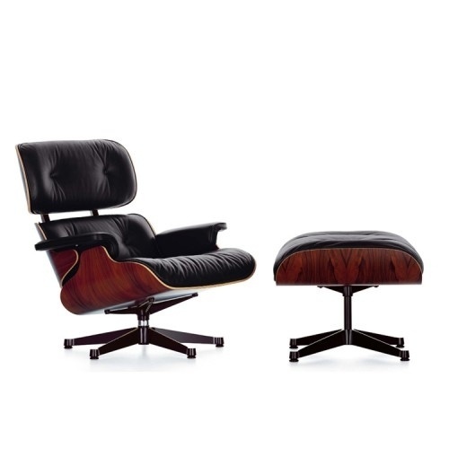 Original Eames Lounge Chair and Ottoman | Vitra | Charles & Ray Eames #ray #cahrles #eames