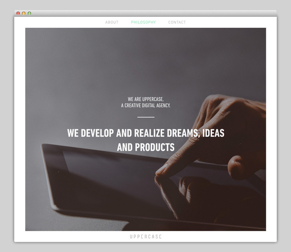 Uppercase #website #layout #design #web