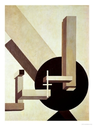 Proun 10, 1919 Giclee Print by El Lissitzky at AllPosters.com #10 #el #proun #lissitzky #suprematism