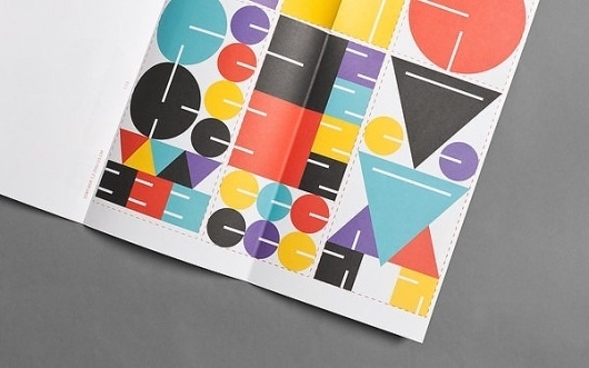 Designinstituttet on the Behance Network #minimalistic #design #graphic #geometric #colors #brochure
