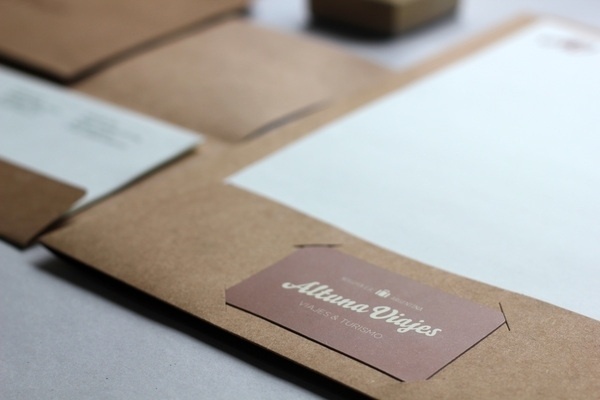 Altuna Viajes on the Behance Network #print #logo #identity #brand