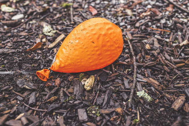 Orange balloon