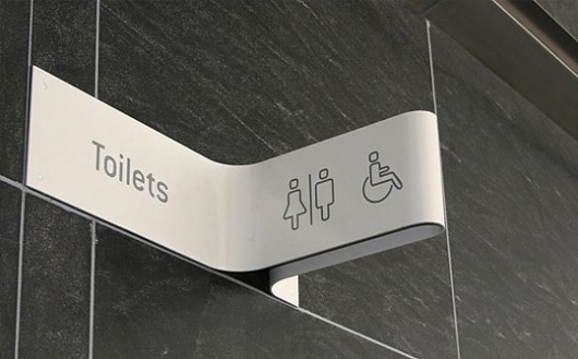 Restroom Signage #signage