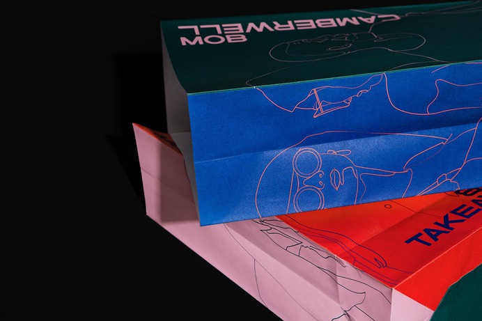 Mob Camberwell Branding - Mindsparkle Mag Pop & Pac from Australia created another beautiful branding for MOB draws a crowd with its irresistibly rebellious charm. #logo #identity #branding #design #color #photography #graphic #design #gallery #blog #project #mindsparkle #mag #beautiful #portfolio #designer