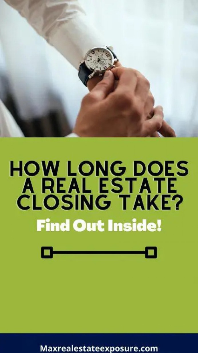 How Long Does a House Closing Take Infographic
