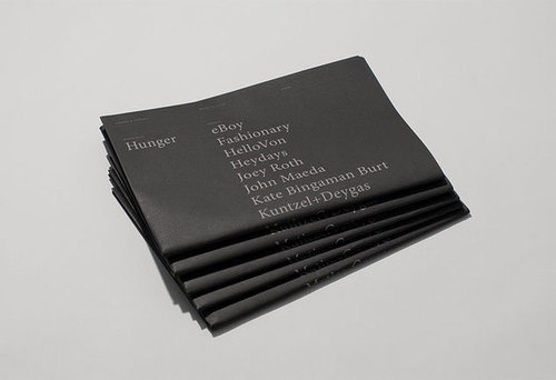 Bracket Vol. 02: Hunger (By SILNT) #newsprint #newspaper