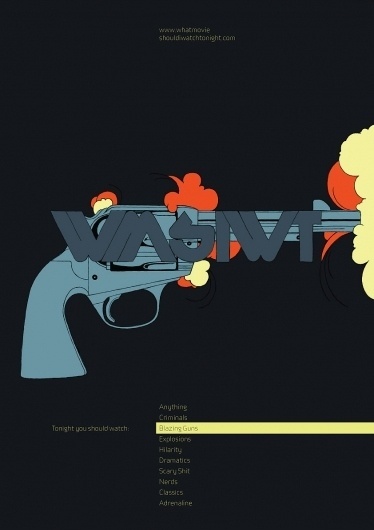 Kevin Yaun Portfolio #gun #movies #design #poster