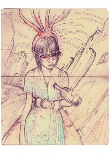 Sketches part 1 on the Behance Network #moleskine #sketchbook
