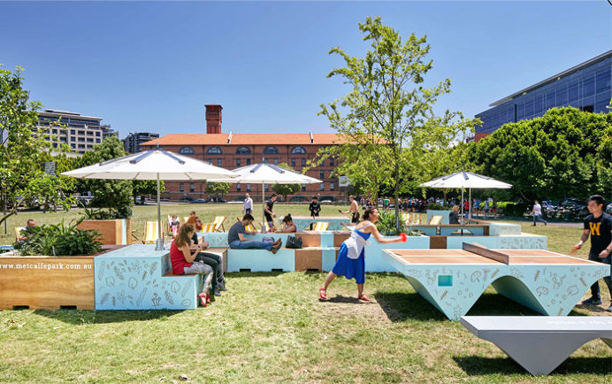 Temporary Park on Sydney's Waterfront by ASPECT Studios - #park, #outdoor, #architecture, #landscaping,
