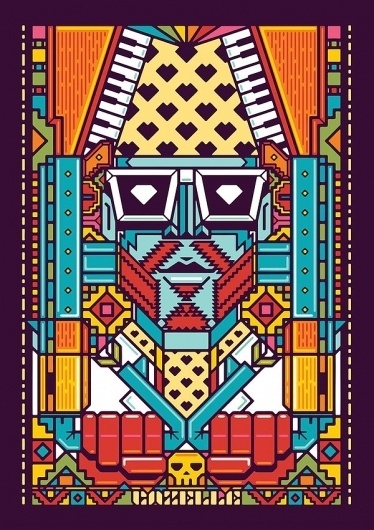 Gazelle Poster on the Behance Network #gazelle #kronk #poster
