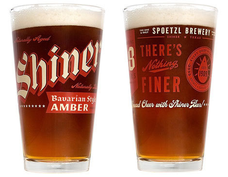 Shiner Bavarian Amber Glassware #glass #beer