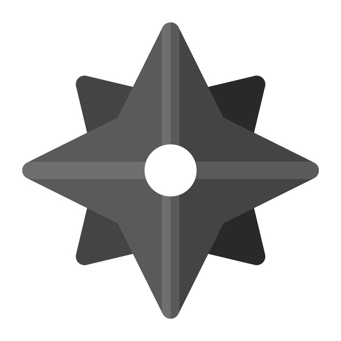 See more icon inspiration related to shuriken, makibishi, ninjas, assasin, miscellaneous, blade, blades, weapon and security on Flaticon.