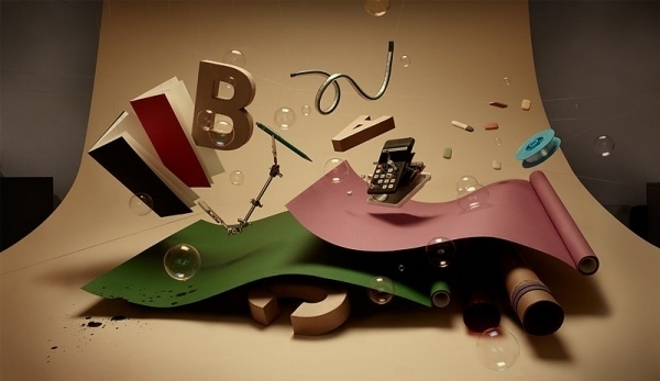 Looks like good Graphic Design by Serial Cut #modeling #objects #letters #paper
