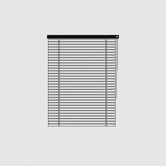 goddamn window blinds #imperfection #ocd #illustration #glitch #minimalist #bw