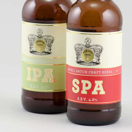 Cornish Crown Bottles #packaging #beer