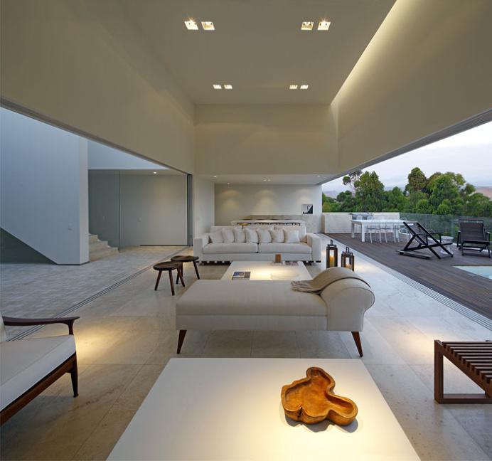 Modern Wood Stone Home Design - #outdoor, #architecture, #house, #landscaping, outdoor, architecture