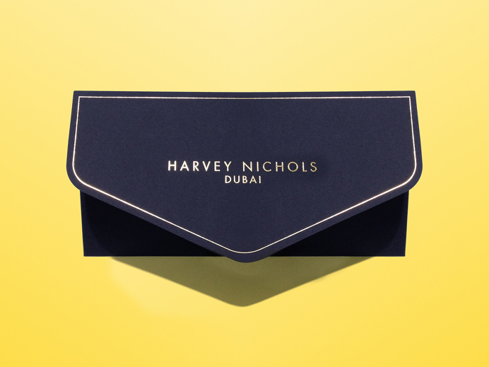 Gala Invite with laser-cur paper Mask #invite #print