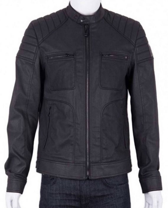 Josh Segarra Arrow Padded Leather Jacket (5)