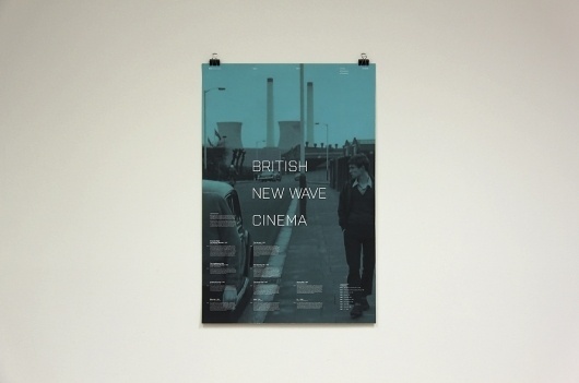 David Badounts : British New Wave Cinema #thug #swag #badounts #poster #type #david #editorial #life #typography