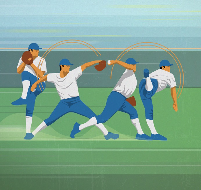 Philippe Nicolas - Illustration & design - Baseball Illustration Series