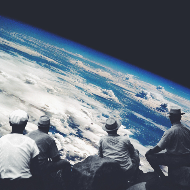 the climb: part II by Edgar Hernandez #earth #collage #universe #climbers #space