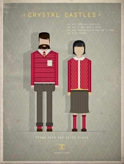 All sizes | crystal castles | Flickr - Photo Sharing! #illustration #gig #poster