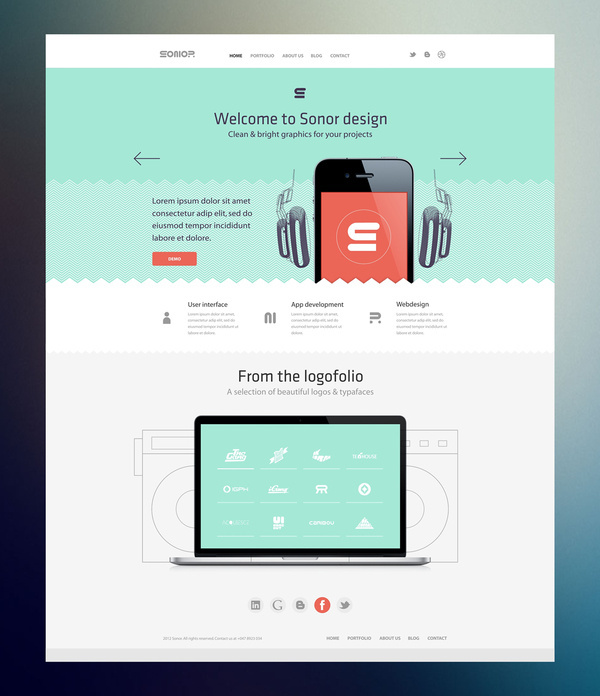 Sonor Radium #website #layout #design #web